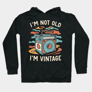 Music vintage rétro style Hoodie